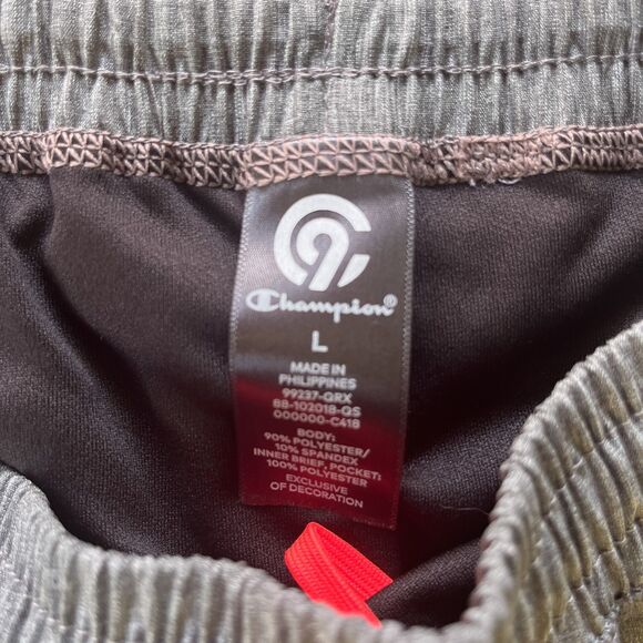 NWT C9 by Champion Duo Dry Breathable Lined Running Shorts - Drawstring - Size L - Picture 8 of 9